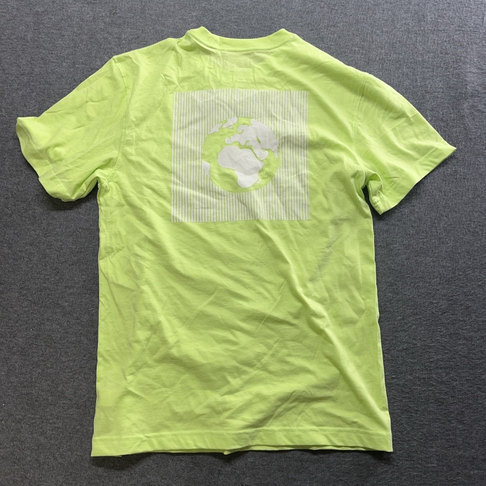 Alpine design men's size small graphic tee lime green‎ earth